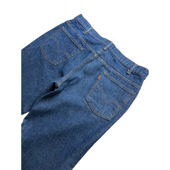 Vintage Levi’s 684 Bell Bottom Jeans Super Flare W38 L32 Orange Tab 70s Retro - Picture 12 of 16